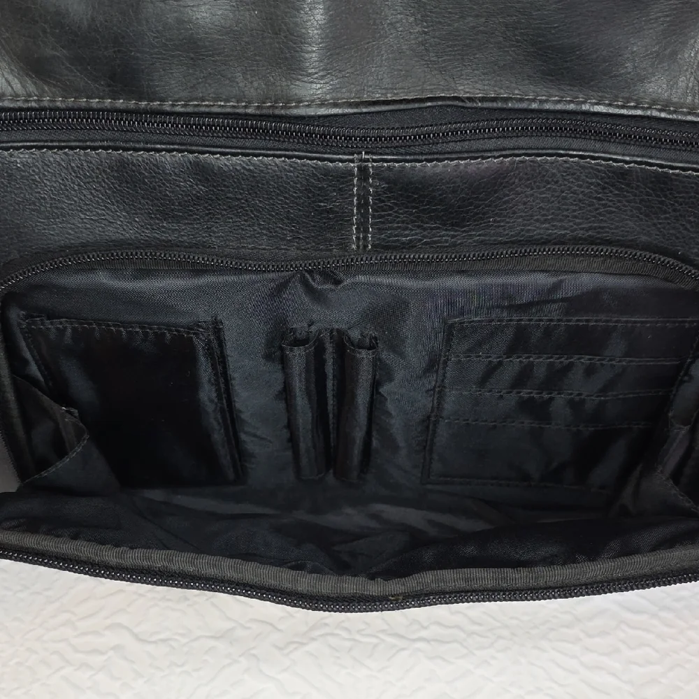 Wilsons Leather Black Laptop‎ Bag